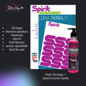 Pack Stencil Neon Aroma Candy